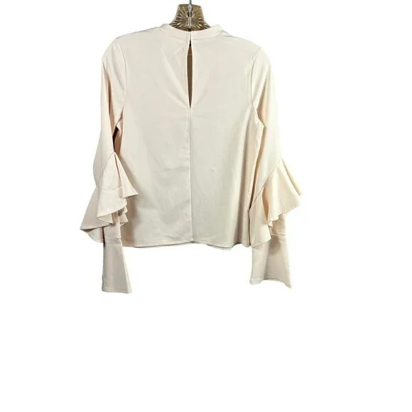 Leith Women's Light Pink Flare Sleeve  Blouse - Picture 2 of 7